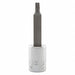 Socket Bit Steel 3/8 in TpSz 4 mm