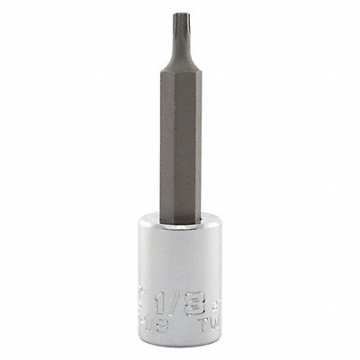 Socket Bit Steel 3/8 in TpSz 1/8 in