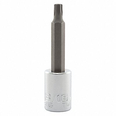 Socket Bit Steel 3/8 in TpSz 3/16 in