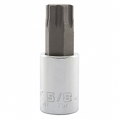 Socket Bit Steel 1/2 in TpSz 5/8 in