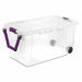 Storage Tote Clear Polypropylene