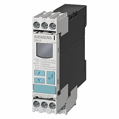 Digital monitoring relay for 3-phase vol