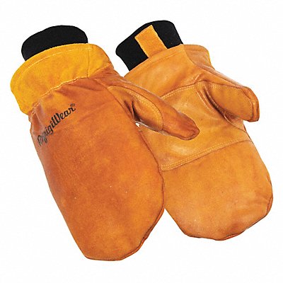 Leather Gloves Tan L PR