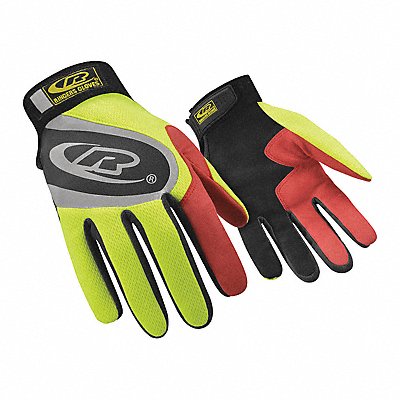 Mechanics Gloves Hi-Vis Yellow 3XL PR