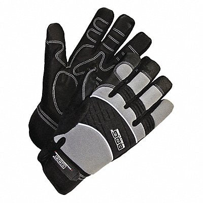 Mechanics Gloves Black/Gray Slip-On L