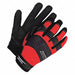 Mechanics Gloves Black/Red Slip-On XL