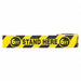 Floor Tape Black/Yellow 3 inx54 ft Roll