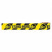 Floor Tape Black/Yellow 3 inx108 ft Roll