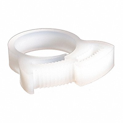 Snap-Hose Clamp White 1.39 Max ID PK25