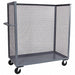 Stock Cart Mesh 3-Sided with Shelf