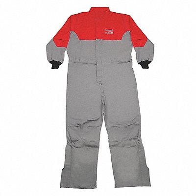 K2582 Coverall M Cotton/Nylon Gray/Red