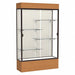 Floor Display Case Carmel Oak 80 H 48 L