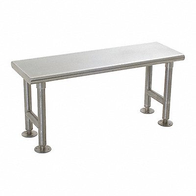 Gowning Bench Stainless Steel 12 Wx48 L