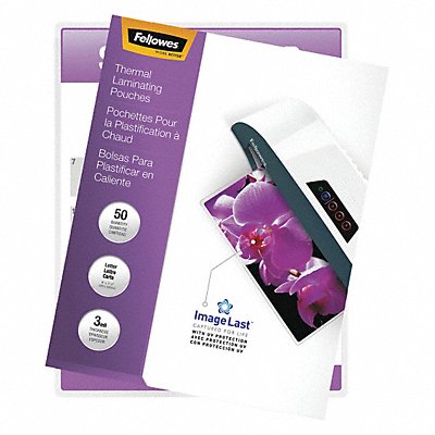 Laminating Pouches w/UV 3mil 11.5x9 PK50