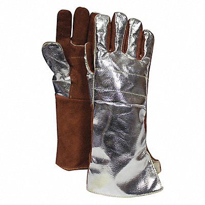 Aluminized Gloves 1 000F 16-1/2 PR