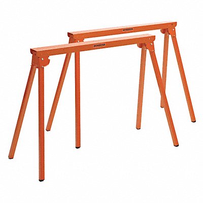 All Steel Folding SawHorse Pair