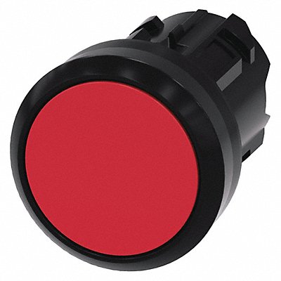 Push Button Operator Red Plastic Bezel