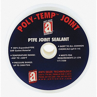 Joint Sealant PTFE Gasket 1/2 X 30ft.