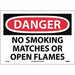 Danger No Smoking Matches Or Open Flames