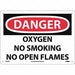 Hang Tag Danger Oxygen No Smoking