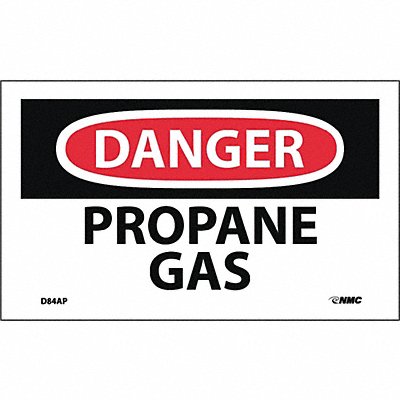 Danger Propane Gas Label PK5