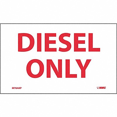 Diesel Only Hazmat Label PK5