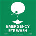 Emergency Eye Wash Label PK5