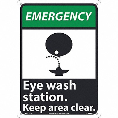 Emergency Eye Wash Station Keep Area Cle