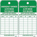 Tag Emerg Shower/Eye Wash Test Rcrd