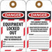 Equipment Lockout Tag PK25