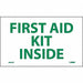 First Aid Kit Inside Label