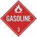 Gasoline 3 Dot Placard Sign