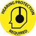 Sign Hearing Protection Requ Walk On Flo