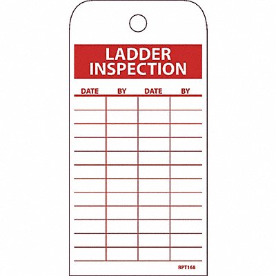 Ladder Inspection Tag PK25