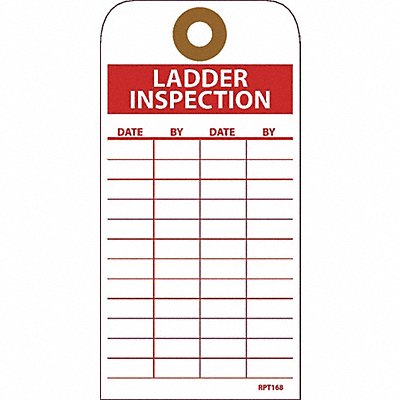 Ladder Inspection Tag PK25