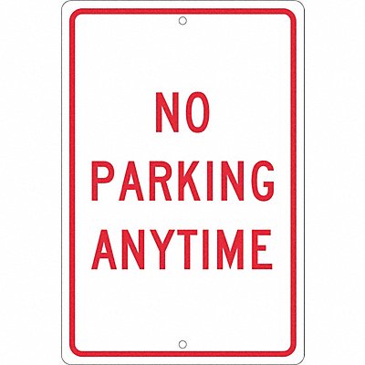 No Parking Anytime Sign