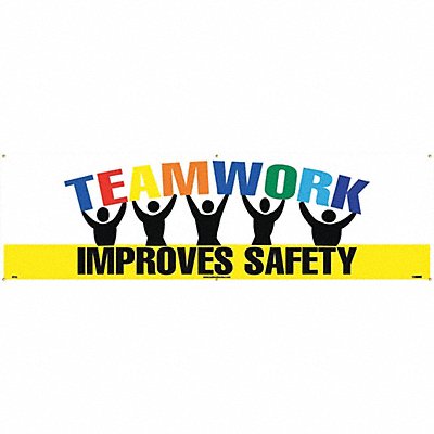 Teamwork Improves Safety Banner