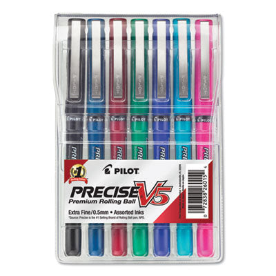 PEN,PRECISE V5, 7/PK,AST