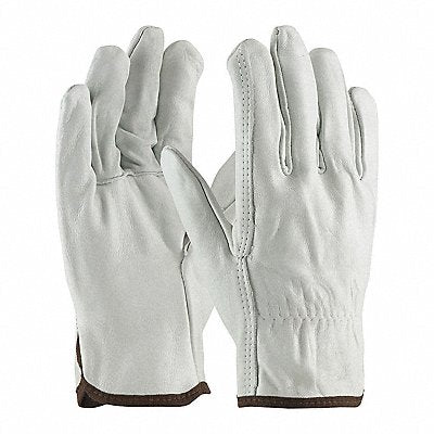 Unlined Leather Drivers Gloves L PK12