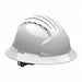 JSP Evo6161 Full Brim White Vented 6-Pt.