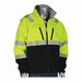 Hi-Visibility Jacket Hood Zipper 4XL