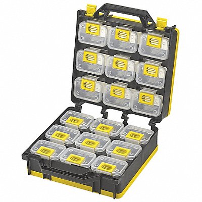 Storage Case Portable 2-Sided 18 Bin