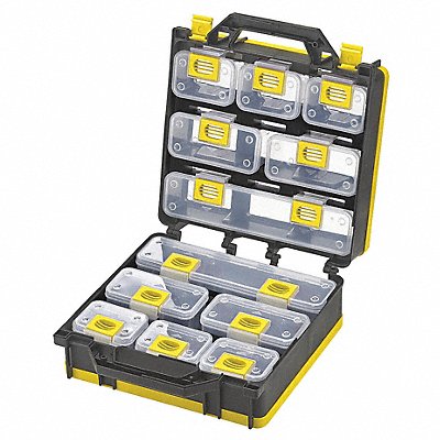 Storage Case Portable 2-Sided 18 Bin