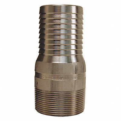 King Nipple NPT Threaded Stainless 1/2 