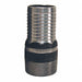 King Nipple NPT Threaded Unplated ST 2 