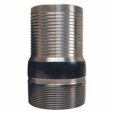 King Nipple NPT Threaded Unplated ST 4 