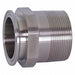 Male Clamp Adapter 304SS 2 OD 2 NPT