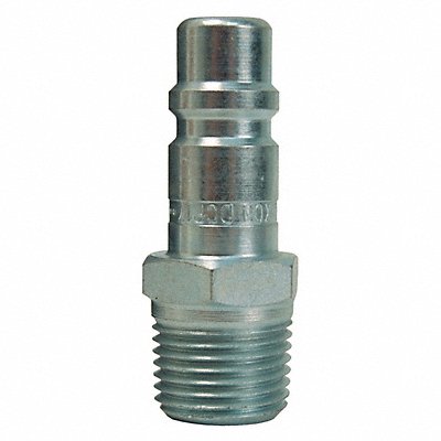 Industrial Male Plug Steel 3/8 x1/4 