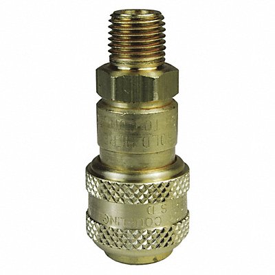 D-Series MNPT 3/8 Coupler 1/2 -BR