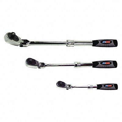 Locking Flex Head/Extend Ratchet Set 3pc